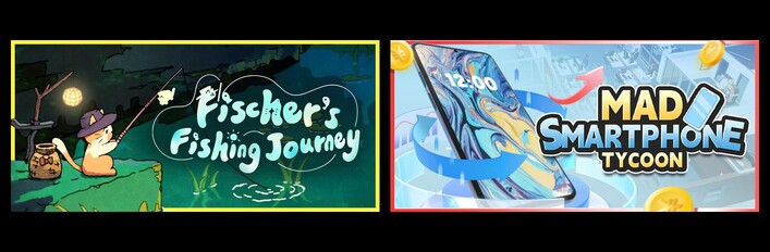 Fischer's Fishing Journey & Mad Smartphone Tycoon