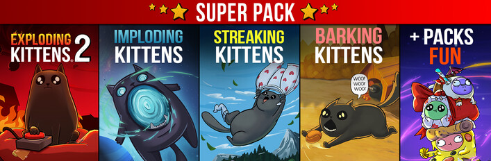 Exploding Kittens® 2: SUPER Cat-Astrophic Edition