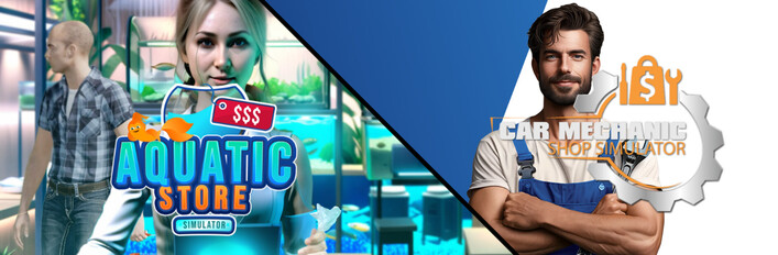 Car Mechanic Shop and Aquatic Shop