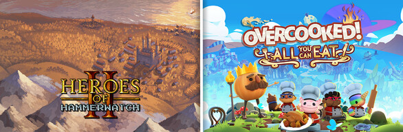 Overcooked! All You Can Eat x Heroes of Hammerwatch II
