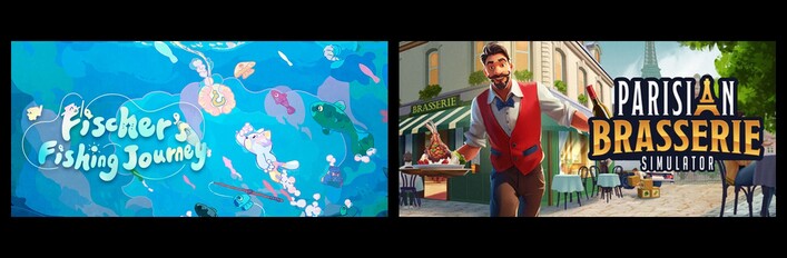 Parisian Brasserie Simulator and Fischer's Fishing Journey