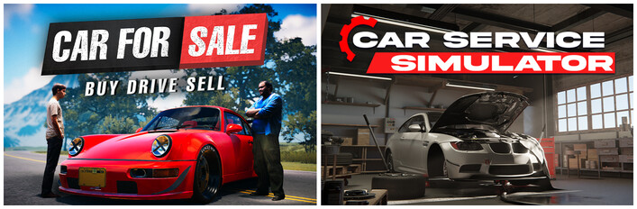 Car Service Simulator with Car For Sale Simulator