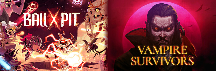 BALL x PIT + Vampire Survivors