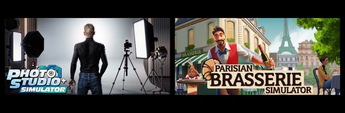 Photo Studio Simulator & Parisian Brasserie Simulator
