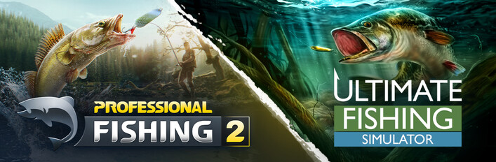 Professional Fishing 2 x Ultimate Fishing Simulator