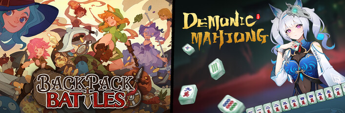 Backpack Battles + Demonic Mahjong