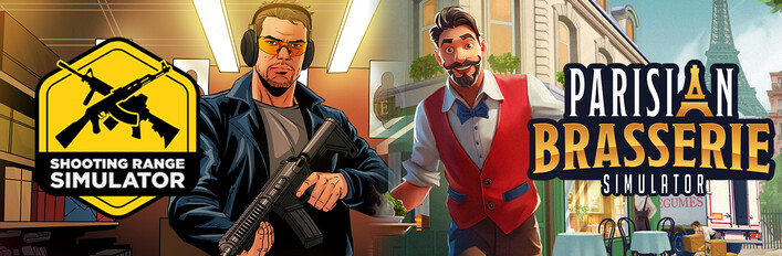 Shooting Range Simulator & Parisian Brasserie Simulator