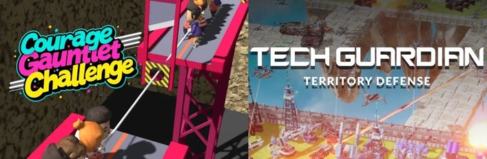 🏃‍➡Courage Gauntlet Challenge x 🏰TechGuardian: Territory Defense