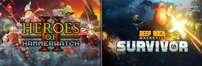Deep Rock Galactic: Survivor + Heroes of Hammerwatch II