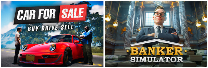 Banker Simulator with Car For Sale