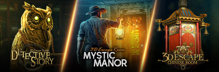 3D Escape Room: Master Escape Bundle