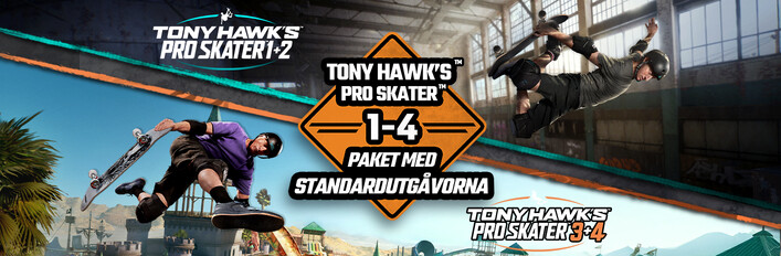 Tony Hawk's™ Pro Skater™ 1 - 4 - Paket med Standardutgåvorna
