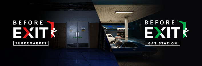 Before Exit: Supermarket + Gas Station