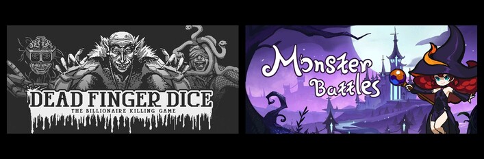 Dead Finger Dice & Monster Battles