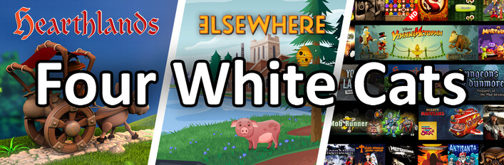 Four White Cats Bundle