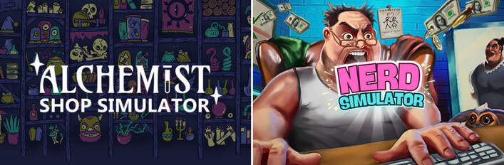 Nerd in Alchemist Shop