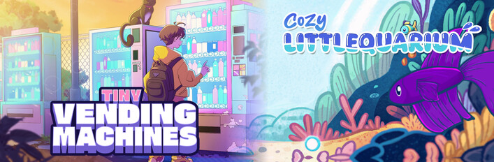 Cozy Littlequarium & Tiny Vending Machines