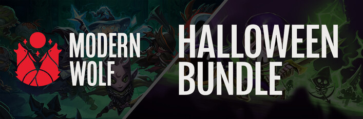 Modern Wolf Halloween