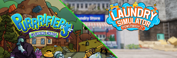 Purrrifiers: Laundry PowerWash it Chaos