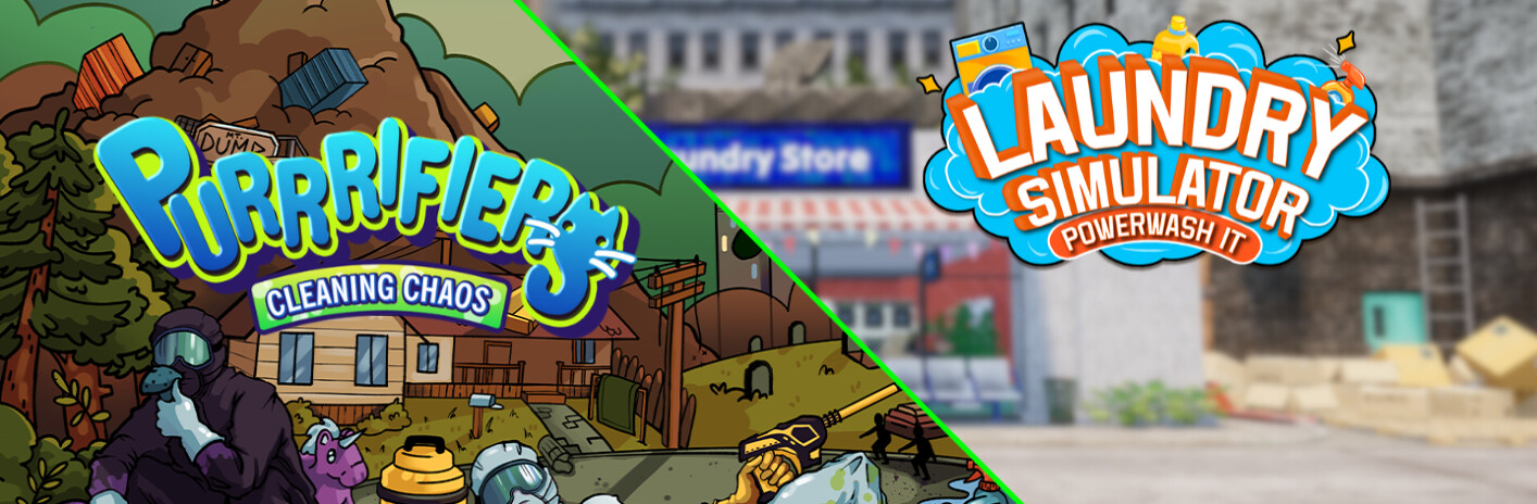 Purrrifiers: Laundry PowerWash it Chaos