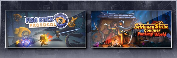 Fish Stick Protocol & Stickman Strikes: Conquer Fantasy World