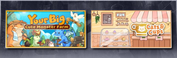 Your Big, Cute Monster Farm & Cats & Cups
