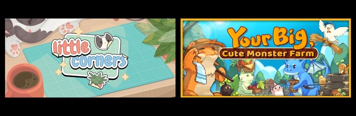 造景贴纸：治愈小角落 & 幻兽大农场：放置好时光