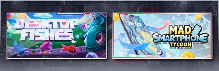 Desktop Fishes & Mad Smartphone Tycoon
