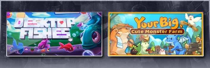 Desktop Fishes & Your Big, Cute Monster Farm