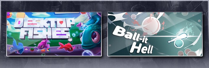 Desktop Fishes & Ball-it Hell