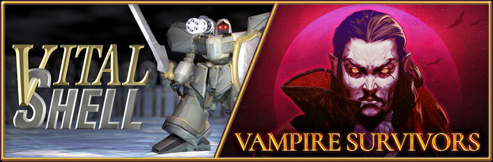 Vampire Survivors x Vital Shell
