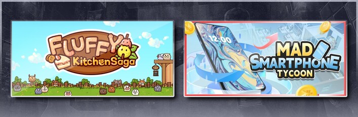 Fluffy Kitchen Saga & Mad Smartphone Tycoon