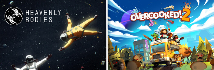 Heavenly Bodies + Overcooked! 2