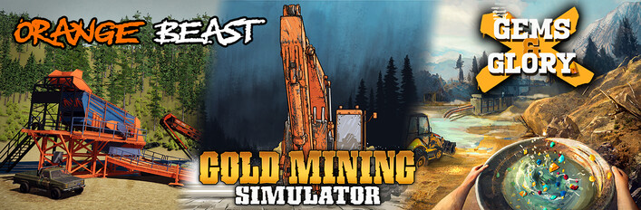 Gold Mining Simulator & Orange Beast & Gems & Glory