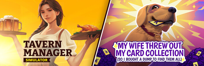 My Wife Threw Out My Card Collection (So I Bought a Dump to Find Them All) ⭐ + Tavern Manager Simulator