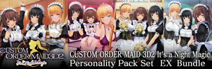 CUSTOM ORDER MAID 3D2 It's a Night Magic Personality Pack Set EX Bundle