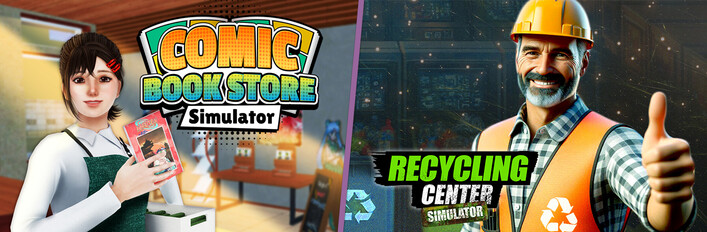 Comic Book in Recycling Center