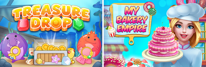 Treasure Drop + My Bakery Empire