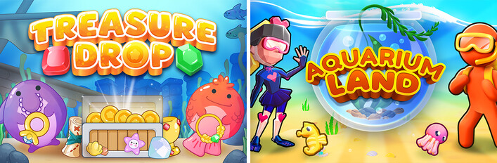 Treasure Drop + Aquarium Land