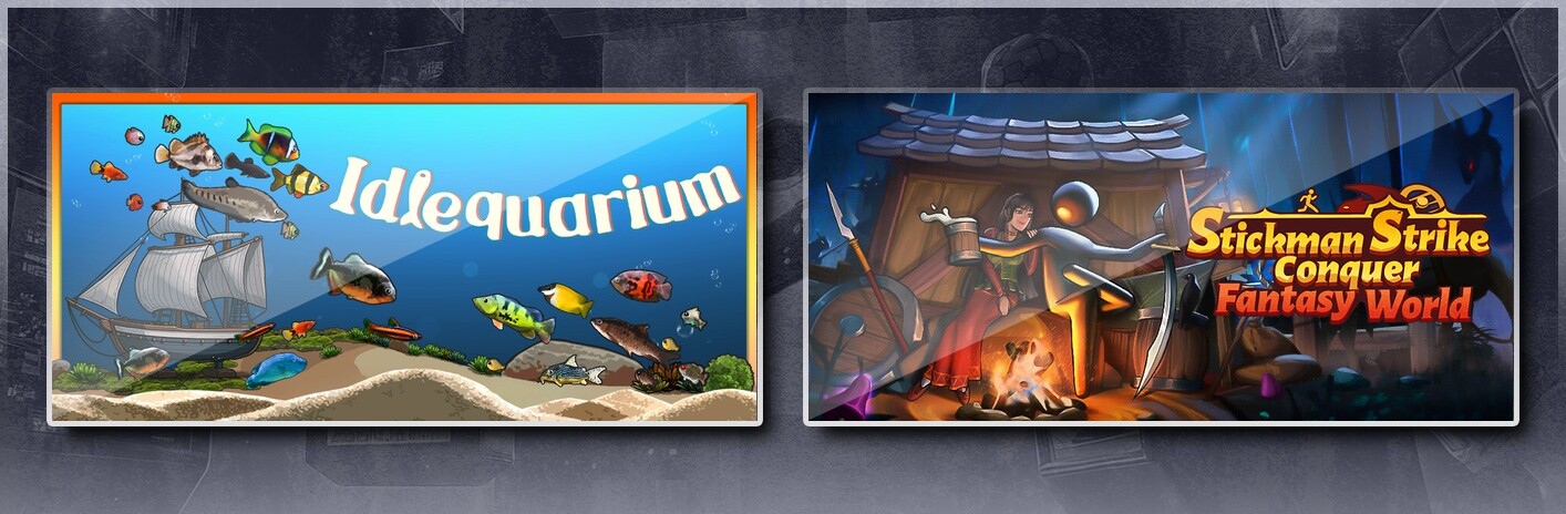 Idlequarium & Stickman Strikes: Conquer Fantasy World