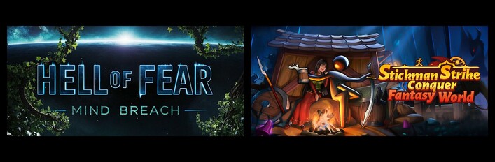 HELL OF FEAR: Mind Breach & Stickman Strikes: Conquer Fantasy World