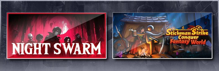 Night Swarm & Stickman Strikes: Conquer Fantasy World