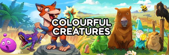 Slug Disco Colourful Creature Bundle