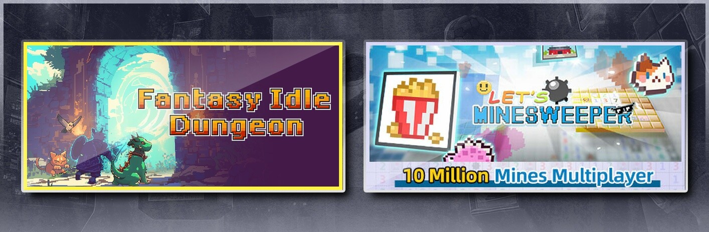 Fantasy Idle Dungeon & Let's Minesweeper