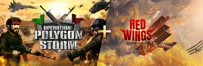 Operation: Polygon Storm +  Red Wings: Aces of the Sky