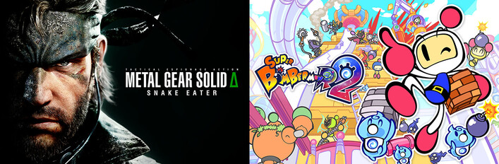 METAL GEAR SOLID Δ: SNAKE EATER & SUPER BOMBERMAN R2