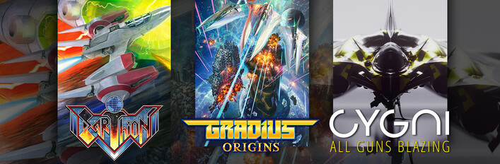 EARTHION & GRADIUS ORIGINS & CYGNI: All Guns Blazing