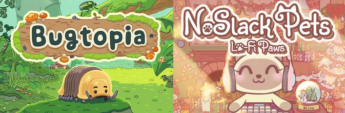 Cozy Idle Worlds: Bugtopia & NoSlack Pets