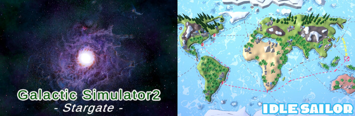 Galactic Simulator 2 & Idle Sailor