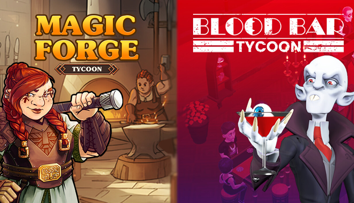 Magic Forge & Blood Bar Tycoon